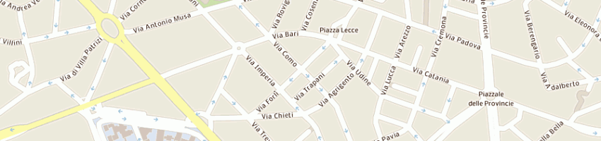 Mappa della impresa polizia commissariato porta pia a ROMA