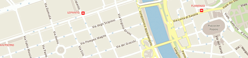 Mappa della impresa associazione solidarieta' vincenziana a ROMA