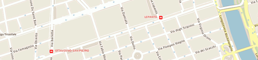 Mappa della impresa autolanciani spa a ROMA