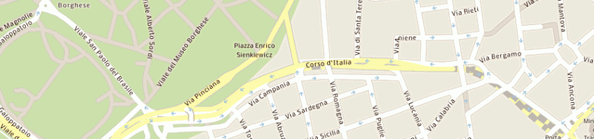 Mappa della impresa cerquetti giuseppe a ROMA