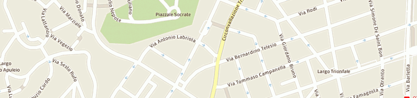 Mappa della impresa tomasini andrea a ROMA