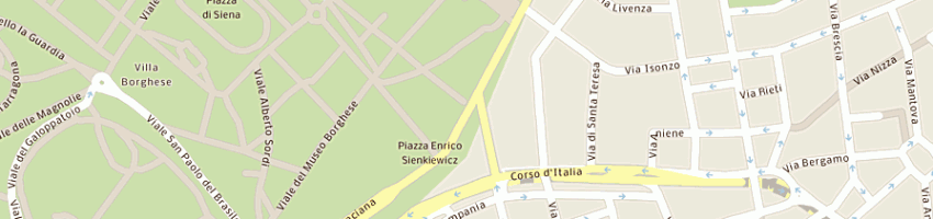 Mappa della impresa galleria pinciana di zenit boccaccini snc a ROMA