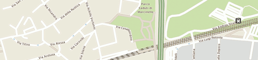 Mappa della impresa centro anziani a ROMA