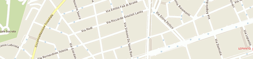 Mappa della impresa micocci aldo a ROMA