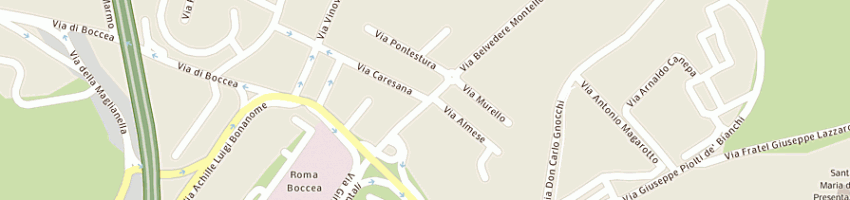 Mappa della impresa residence villa belvedere srl a ROMA