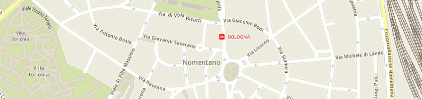 Mappa della impresa agenzia viaggi nomentano a ROMA