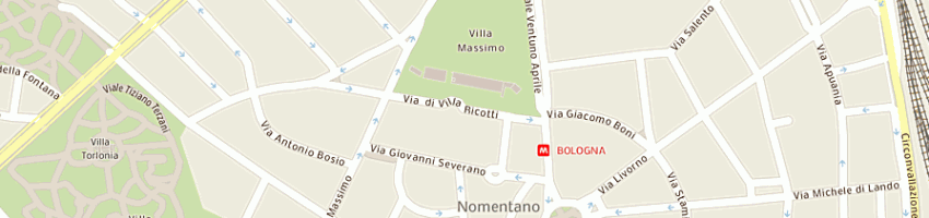 Mappa della impresa alema' giovanni a ROMA