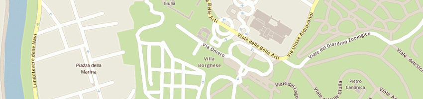 Mappa della impresa academia belgica a ROMA