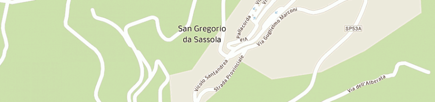 Mappa della impresa cascioli bernardina a SAN GREGORIO DA SASSOLA