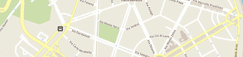 Mappa della impresa centro ottico 7 camini srl a ROMA