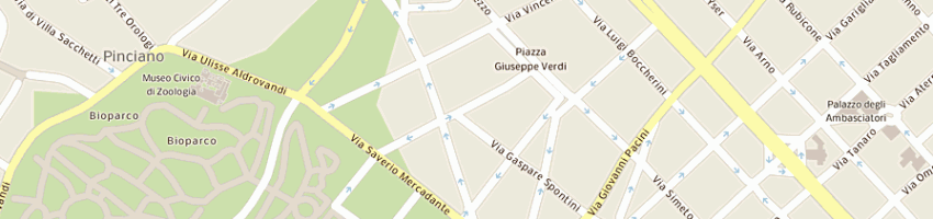 Mappa della impresa italpoligoni sas di bizzaglia serenella e c a ROMA