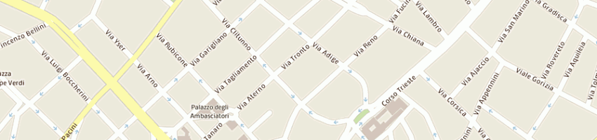 Mappa della impresa architetto bucci giampiero a ROMA