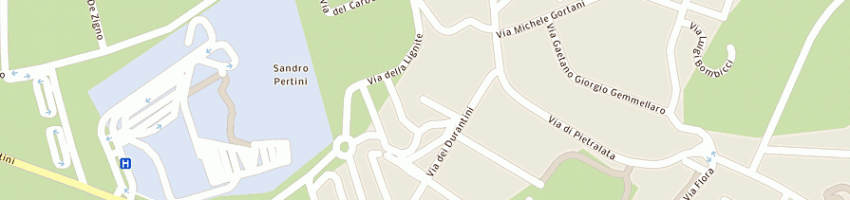 Mappa della impresa autocarrozzeria penta snc di duilio  giulietti a ROMA