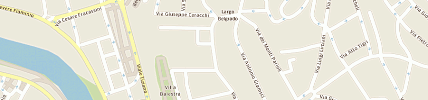 Mappa della impresa ambasciata presso la s sede jugoslavia a ROMA