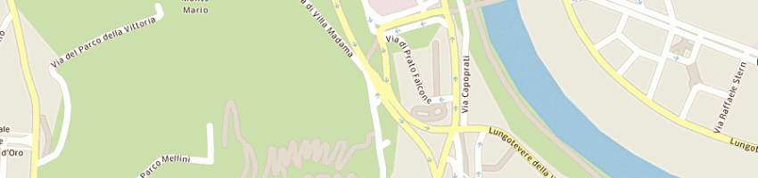 Mappa della impresa rete oro srl - tribuna stampa stadio olimpico a ROMA