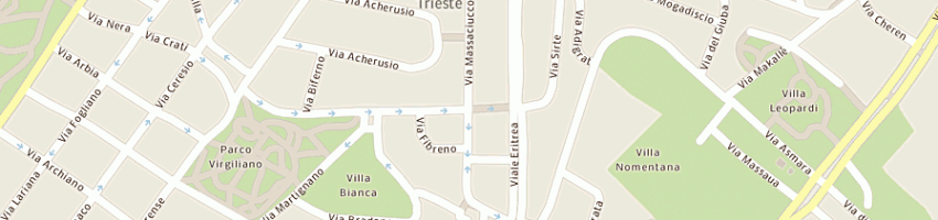 Mappa della impresa studio blu di umberto coccia a ROMA