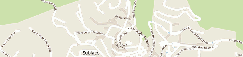 Mappa della impresa pantini fruit and food snc a SUBIACO