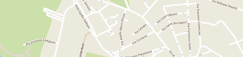 Mappa della impresa garden la collina sas di liberati alessandro a ROMA
