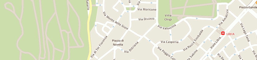 Mappa della impresa priscilla store srl a ROMA