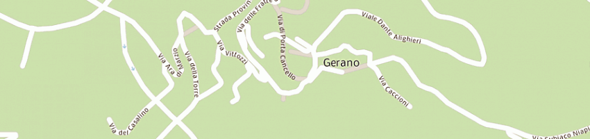 Mappa della impresa carabinieri a GERANO