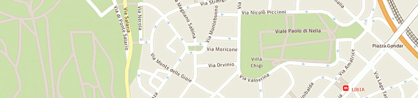 Mappa della impresa consorzio co park roma a ROMA