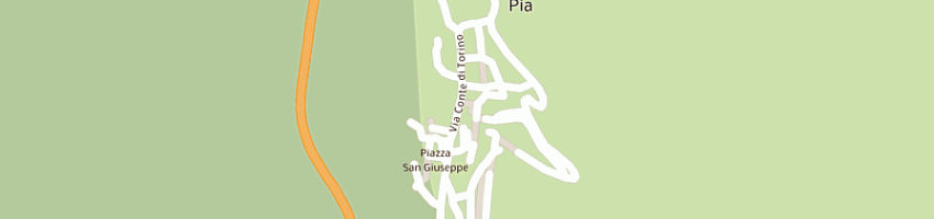 Mappa della impresa hotel palatium fidei- ristorante la staffa da goffredo a ROCCA PIA