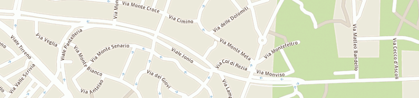 Mappa della impresa fierro teodorico a ROMA