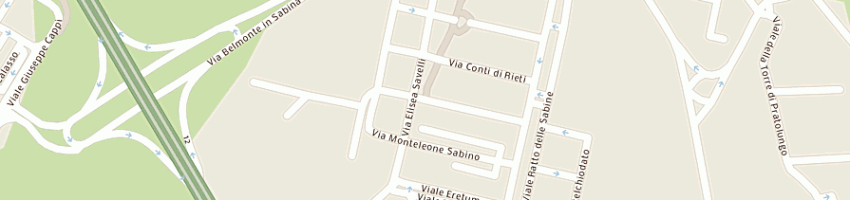 Mappa della impresa impresa costruzioni cassandra srl a ROMA