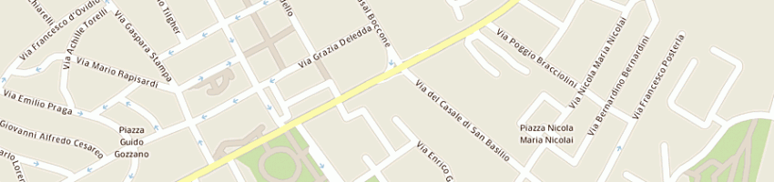 Mappa della impresa centro auto nomentana sas di gargiulo luigi a ROMA
