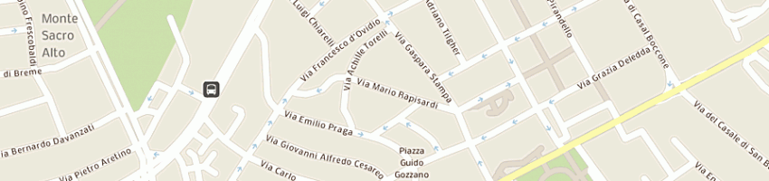 Mappa della impresa bicibi studio snc di brocato massimiliano e c a ROMA