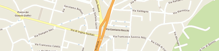 Mappa della impresa mauro baldassarre e riccardo sabato snc a ROMA