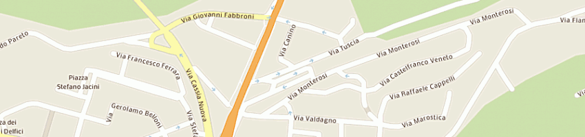 Mappa della impresa centro moto sport di mosca stanislao e c snc a ROMA