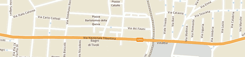 Mappa della impresa banca di roma spa a TIVOLI