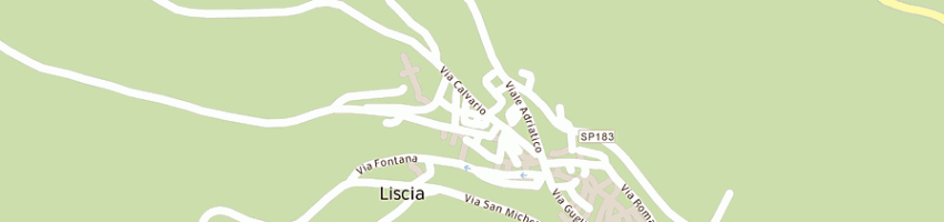 Mappa della impresa panificio sandra a LISCIA