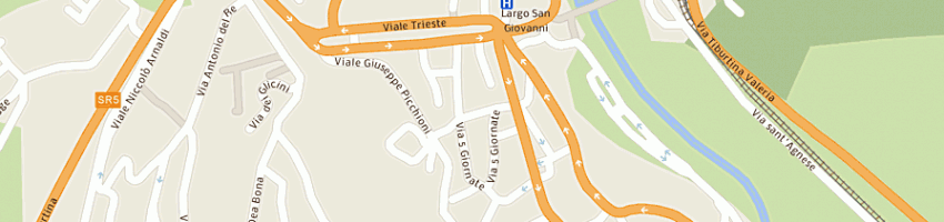 Mappa della impresa pt tivoli a TIVOLI