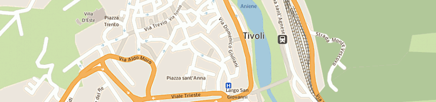 Mappa della impresa azienda usl rm g a TIVOLI