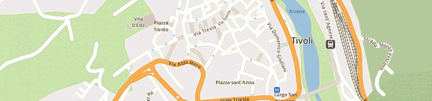 Mappa della impresa petrini giuseppina a TIVOLI