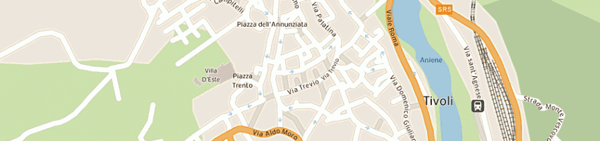 Mappa della impresa fedeli a TIVOLI