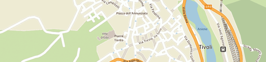 Mappa della impresa libera organizzazione di volontari a TIVOLI