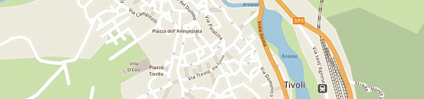 Mappa della impresa the language club sas di paci cristina valli andrea e c a TIVOLI