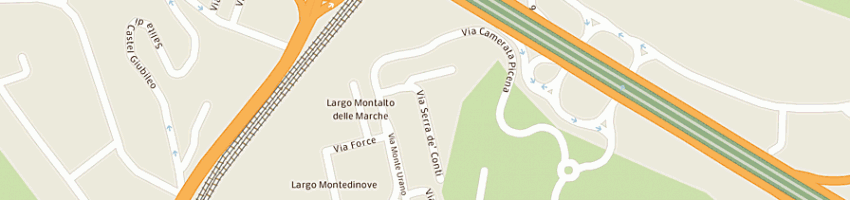 Mappa della impresa autofficina car system srl a ROMA