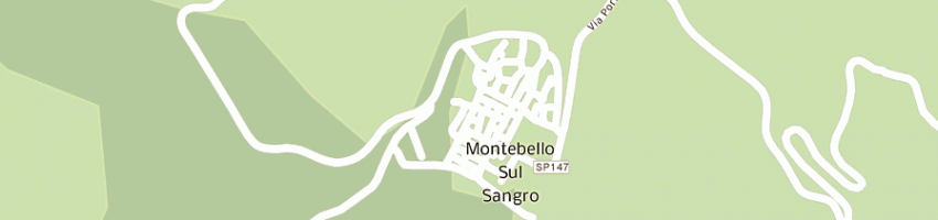 Mappa della impresa alimentari d'angelo a MONTEBELLO SUL SANGRO