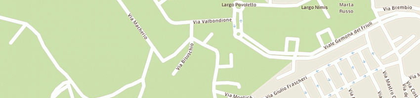 Mappa della impresa sci servizi e consulenze immobiliari sas di paolo ruggieri e c a ROMA