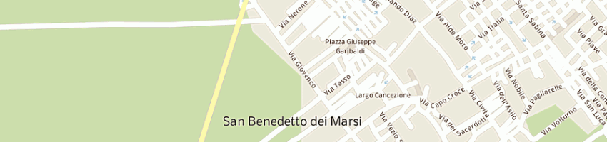 Mappa della impresa agrimars sas a SAN BENEDETTO DEI MARSI