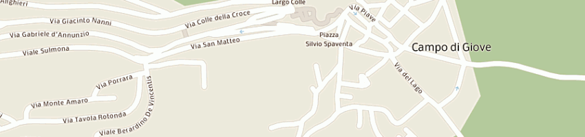 Mappa della impresa croce rossa italiana a CAMPO DI GIOVE