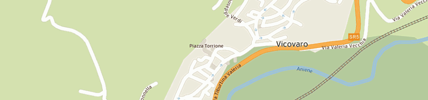 Mappa della impresa tarquini pietro a VICOVARO