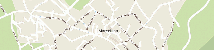 Mappa della impresa 'alimentari de paola' a MARCELLINA