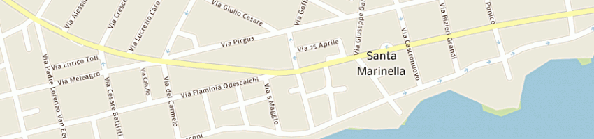Mappa della impresa de pasquale cristina a SANTA MARINELLA