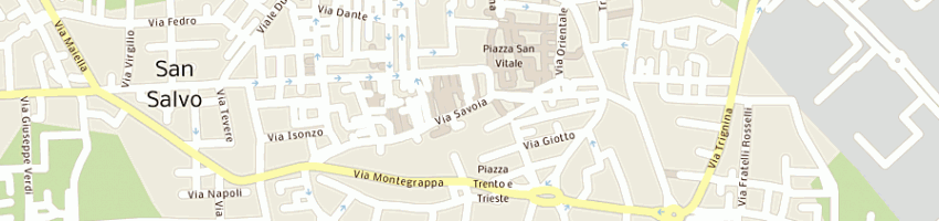 Mappa della impresa pizzerria lo spicchio a SAN SALVO