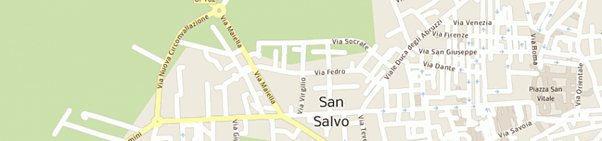 Mappa della impresa petrucci carmine a SAN SALVO